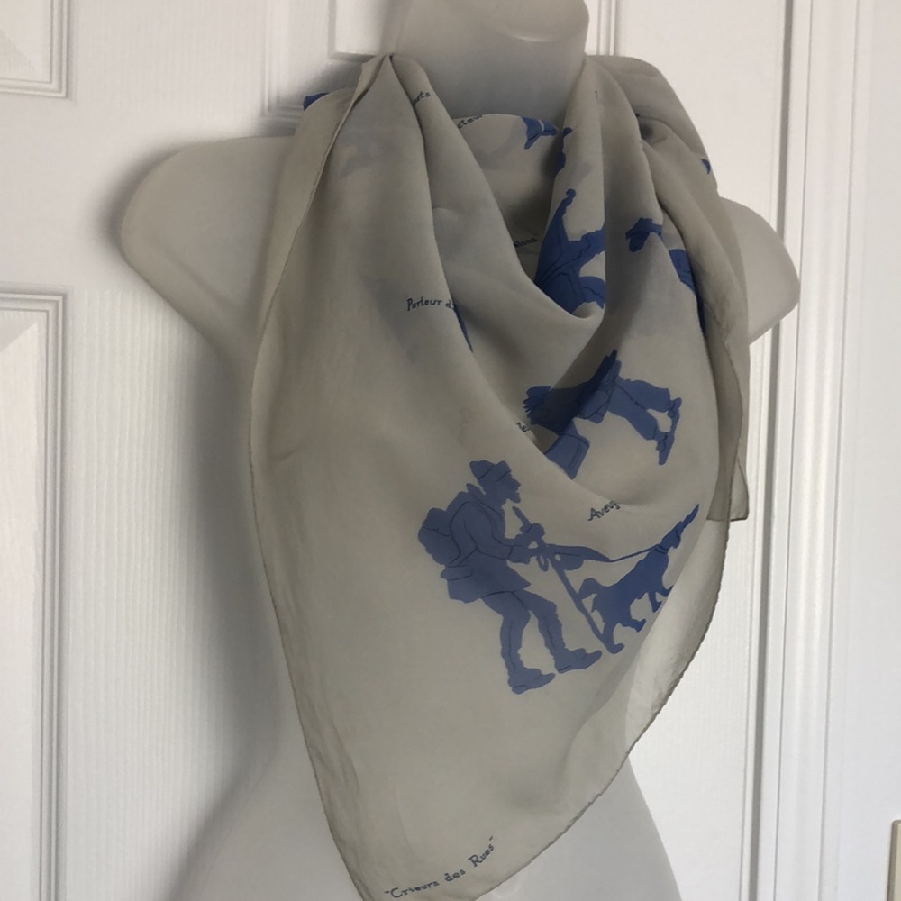 Brooke Cadwallader “Cruers des Rues” (Street Criers) Silk Scarf History.